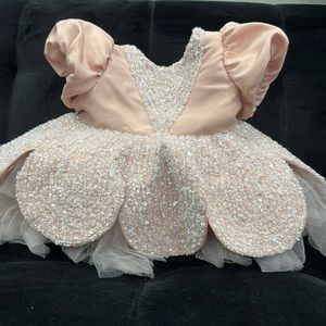 Baby Girl Custom Pink Tutu Dress